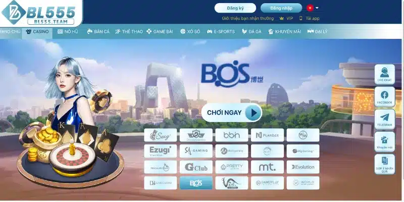 Ưu điểm của sảnh live casino tại BL555